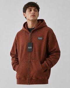 Sweat à capuche délavé pour hommes et garçons, en matière respirante, séchage rapide, personnalisable, épais, vente en gros - Product Image 5