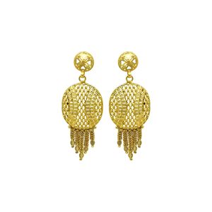 ชุดเครื่องประดับทองชุบไมครอน 14K/18K/24K สไตล์ตุรกีดูไบ สำหรับงานแต่งงาน งานหมั้น สร้อยคอ ต่างหู แบบดั้งเดิมสำหรับเจ้าสาว ขายส่ง - Product Image 6