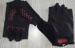 Nuevos guantes deportivos de cuero para ciclismo, guantes de medio dedo transpirables de secado rápido, ligeros, antideslizantes, duraderos, unisex, para bicicleta de montaña, gimnasio, hogar - Product Image 2