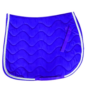 Almohadilla de sillín inglés ecuestre, tachuela para montar a caballo, almohadilla de sillín para saltar, algodón satinado, brillo brillante, venta al por mayor personalizada - Product Image 4