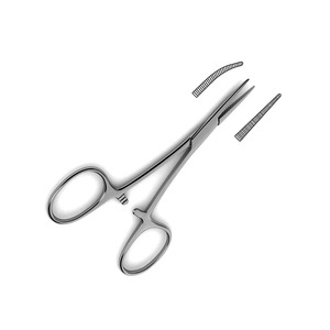 Pinces hémostatiques micro-vasculaires OEM Premium STR CVD en acier inoxydable, instrument chirurgical, pince à vaisseaux fins CE - Product Image 4