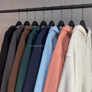 Wholesale 400gsm Fleece Winter Embroidered Plain Dyed Full Double <b>Zip</b> <b>Hoodie</b> OEM Zipper <b>Hoodie</b> <b>Black</b> <b>Zip</b> <b>up</b> Men's Sets - Product Image 1