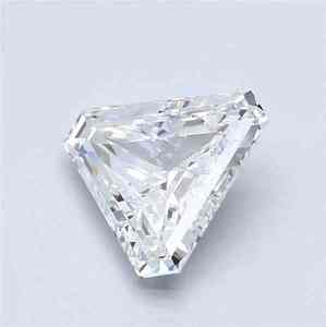 เพชรรูปสามเหลี่ยมสีขาวแฟนซี ความใส VVS เพาะเลี้ยงในห้องปฏิบัติการ CVD ได้รับการรับรองจาก IGI การเจียระไน EX-VG สี D สำหรับทำเครื่องประดับ แหวน หรือต่างหู - Product Image 2