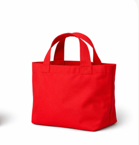 Custom Logo Printed High Quality Eco Friendly Reusable Cotton <b>Canvas</b> <b>Tote</b> Bag small Handle for Gift Beach Use - Product Image 2