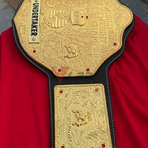 Cinturón de Campeonato de Lucha Libre Personalizado, Chapado en Oro, Tamaño Adulto, Correa de Cuero, Placas de Metal de Latón, Cinturones de Título - Product Image 5