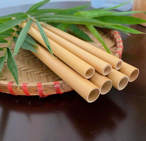 Pailles en bambou naturel écologiques réutilisables, pailles à boire faites à la main, alternative biodégradable au plastique pour les acheteurs mondiaux, personnalisables - Product Image 3
