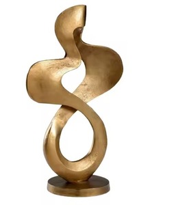 Trending Product Metal Sculpture Modern Figurine Decorative Home Office <b>Table</b> Decor Elegant <b>Decoration</b> - Product Image 2