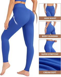 Leggings de sport tricotés pour femmes, taille haute, extensibles, pour yoga, entraînement, gym, course à pied, fitness, compression, coupe ajustée - Product Image 2