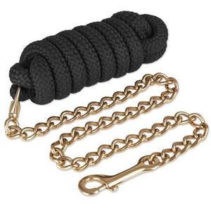 Chaîne en laiton/acier solide Secure Horse Control avec poignée confortable Produit de gestion des chevaux en polyester de haute qualité - Product Image 2