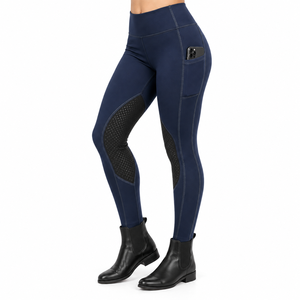 Culottes d'équitation à ajustement parfait, leggings de compression, séchage rapide, respirantes, vêtements d'équitation OEM, jodhpurs pour femmes - Product Image 6