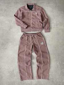 เสื้อแจ็คเก็ต Streetrush Unisex แบบซิป แต่งลายสไตล์สตรีทแวร์ น้ำหนักเบา ผลิตจากโพลีเอสเตอร์/ไนลอน พร้อมกางเกงเอวยางยืดแบบมีเชือกผูก ชุดลำลอง รุ่น 2026 - Product Image 2