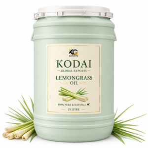 Aceite Esencial de Limoncillo de Tamil Nadu 100% Puro y Natural de Primera Calidad, Destilado al Vapor, para Aromaterapia y Cuidado Facial, Kodai Global Export - Product Image 1