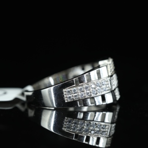 Luxury 925 Sterling Silver Hip Hop Exquisite Moissanite Diamond <b>Ring</b> Iced White D VVS1 Brilliant Cut <b>for</b> <b>Men</b> - Product Image 4