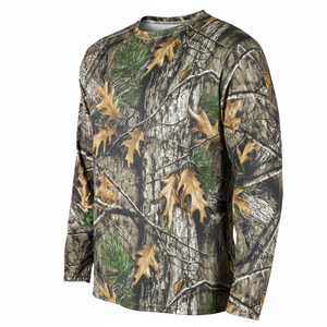 เสื้อเชิ้ตตกปลาลายดอกไม้สำหรับฤดูร้อน มีกระเป๋าหลายช่อง ระบายอากาศได้ดี กันลม กันแดด เสื้อฮู้ดสำหรับล่าสัตว์ ผลิตจากโพลีเอสเตอร์ 100% - Product Image 2