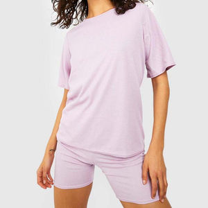 Conjunto de Dos Piezas de Verano para Mujer, Estilo Urbano, Ligero, de Algodón, Tejido Transpirable - Product Image 5