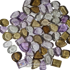 คริสตัลแกะสลักจากธรรมชาติคุณภาพสูงอัญมณีหลวม20-30มม. 3-5กรัมบุคคลที่สามที่ผ่านการรับรองสำหรับการประดิษฐ์เครื่องประดับ - Product Image 4