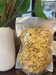 Natural Vacuum Fried Banana Chips Banana Crisps Custom Packaging OEM crunchy <b>dried</b> banana for snack fruit food - Product Image 6
