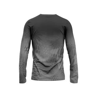 Chemise de pêche pour adultes avec logo personnalisé, hommes, UPF 50, imperméable, séchage rapide, respirante, polyester, élasthanne, légère, vêtements de pêche en plein air - Product Image 2