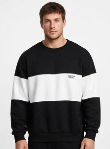 เสื้อสเวตเชิ้ตคอกลมสีดำสำหรับผู้ชายจาก Oneten Apparel แขนยาว สไตล์ลำลอง - Product Image 6