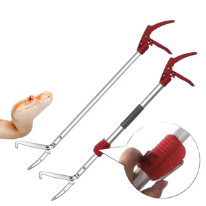Heavy Duty Customizable German Stainless Steel Snake Grabber Tongs Telescopic Reptile Catching <b>Tool</b> <b>Safe</b> Durable Veterinary <b>tool</b> - Product Image 5