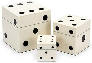 Modern Handmade Eco-Friendly Bone Dice Set for Lawn Games Camping Backyard Activities & Garden Decoration - Product Image 4