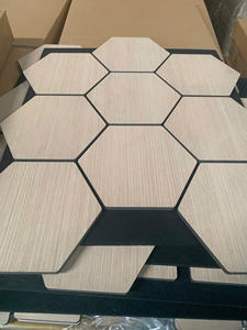 Panel de Pared 3D de PVC y MDF, Impermeable, Encastrable, para Techo Interior, para Hoteles, Dormitorios, Villas, Insonorizante, Muebles de MDF - Product Image 6