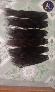 100% cabello natural virgen negro de la India cabello trenzado de alta calidad de origen templo para estilos de rizos rizados de onda corporal de belleza - Product Image 4