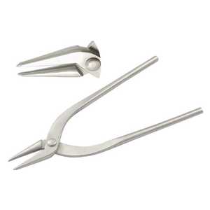 Pince à ajuster les bracelets 150 mm, mâchoires rondes et plates, acier inoxydable finition mate, outil pour bijoux DIY, 5,91 pouces, Zetomed Pro - Product Image 1