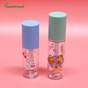 Tubes de brillant à lèvres transparents de haute qualité 17/15 ml, capacité 15 ml, avec de mignons animaux imprimés en 3D, grand pinceau, vente en gros, meilleur prix - Product Image 1