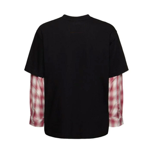 เสื้อยืดผู้ชายแบบสองชั้น ทนทานสูง พิมพ์โลโก้ตามสั่ง คอกลม แขนสั้น ผ้าฝ้าย 100% เนื้อผ้าวอร์สเตด แห้งเร็ว - Product Image 3