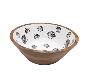 Vente en gros de bols en bois personnalisés avec impression émaillée pour mariage et fête, bols de service personnalisés en promotion - Product Image 2