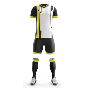 Uniforme de Fútbol con Conjunto de Camiseta y Pantalones Cortos para Entrenamiento, Uniforme Multicolor Combinado para Baloncesto, Rugby y Otros Deportes - Product Image 6