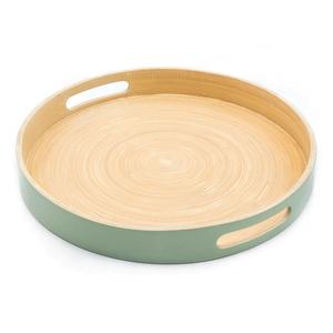 Bandeja de bambú hilado personalizable Proveedor ODM Plato de bambú natural hecho a mano Durable Ecológico Vietnam al por mayor - Product Image 4