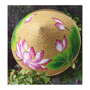 Chapeau en feuilles de palmier artisanal du Vietnam, chapeau conique traditionnel pour les boutiques de souvenirs - Product Image 5