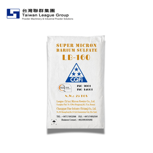 Garantía de calidad, pintura de caucho de 2500 mallas, 25 kg de sulfato de bario ultrafino - Product Image 1