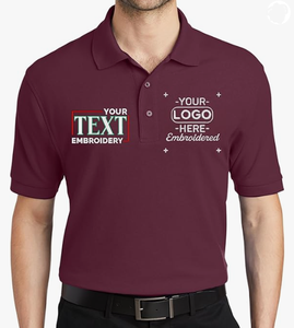 เสื้อโปโลผู้ชายสั่งทำโลโก้ขายส่ง ผ้าฝ้าย 100% พิมพ์ลาย ระบายอากาศได้ดี กันยับ ผ้าปิเก้ ยืดหยุ่น ไม่เป็นขุย เหมาะสำหรับกอล์ฟ - Product Image 1