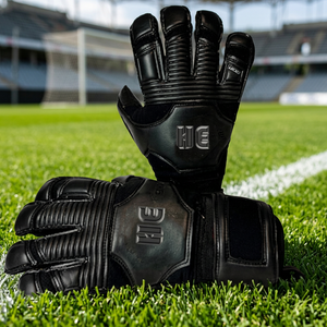 Gants de gardien de but professionnels avec protection des doigts Gants de gardien de but de football en latex épaissi Gardien de but Couleur noire Confort - Product Image 3