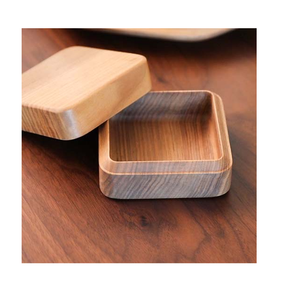 Caja de mantequilla rectangular de madera con tapa acrílica, diseño minimalista, cuchillo para mantequilla, caja de almacenamiento de mantequilla en oferta - Product Image 4