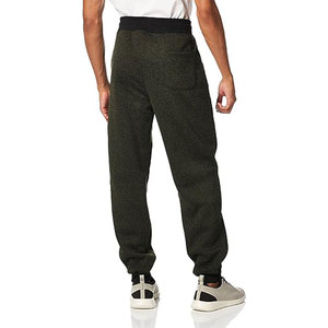 Pantalon de survêtement en molleton vert foncé pour homme, taille élastique avec cordon de serrage, décontracté, avec poches latérales, pour l'automne - Product Image 6