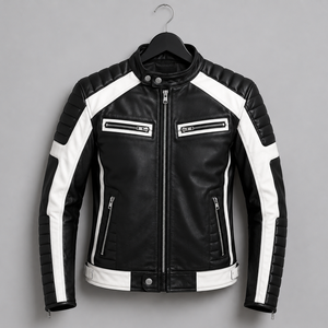 Veste en cuir pour homme en gros, cuir véritable, grandes tailles disponibles, qualité supérieure, prix abordable - Product Image 1