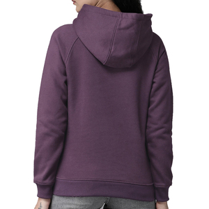 Sweat-shirt à capuche unisexe violet, coupe classique, en coton French Terry, design décontracté avec poche, idéal pour l'automne - Product Image 2