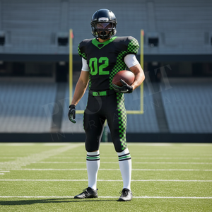 Ensemble de maillot et pantalon de football à col en V, haute résistance aux chocs, tenue d'équipe, vêtements de sport durables, kits de protection de haute qualité pour hommes - Product Image 3