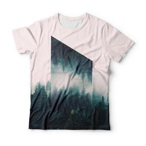 เสื้อยืดผู้ชายสีดำพิมพ์ลายกราฟิกศิลปะชิ้นเอก แขนสั้น ทรงปกติ คอกลม ผ้าเจอร์ซีย์ลำลอง ดีไซน์โลโก้ด้านหน้า - Product Image 4
