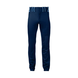 Pantalones de béisbol para hombre, corte holgado, largos, de algodón y poliéster, con cierre de botón y presillas para cinturón. - Product Image 1