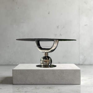 Soporte de aluminio para pasteles de 3 niveles para exhibir Pasteles de cumpleaños en fiestas en casa con un diseño moderno minimalista para centro de mesa - Product Image 2