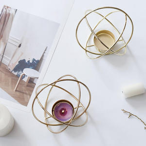 Round Shaped <b>Tea</b> Light Candle Votive Holder for Home Decoration Office Decoration Made From Premium Quality Metal in Bulk - Product Image 5