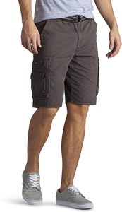 Pantalones Cortos de Mezclilla Cargo Gris Oscuro para Hombre, Cintura Alta, Bolsillos, Estilo Urbano Informal de Verano, Tejido Transpirable, Lavado Ácido, Ligeros - Product Image 5
