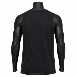 Débardeur de sport respirant en maille pour hommes – Vente en gros – Polyester – Nouveaux hauts de musculation d'été pour l'entraînement - Product Image 2