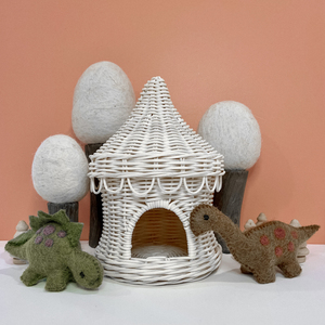 บ้านเด็กเล่นหวายราคาถูกที่สุดสำหรับขาย เต็นท์ละครสัตว์น่ารัก ของเล่นเด็กเล็ก บ้านของเล่นเด็ก - Product Image 4