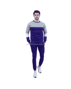 Ensemble de vêtements de sport d'hiver décontractés pour hommes personnalisés par OEM joggeurs à capuche respirants vêtements de sport grande taille 2 pièces décontracté écologique solide - Product Image 1
